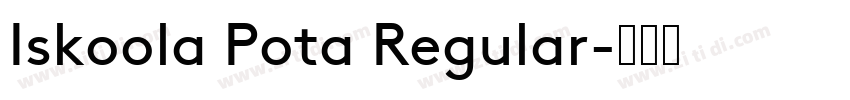 Iskoola Pota Regular字体转换